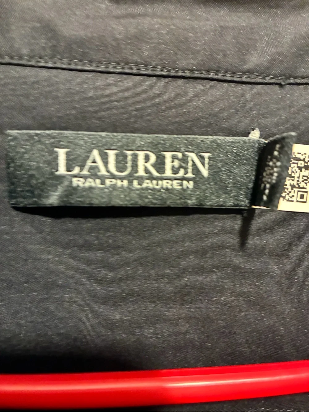 Lauren Ralph Lauren Black Long-Sleeve Button-Up Shirt with Embroidered Crest - Picture 7 of 7
